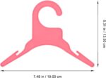 POPETPOP 30 Pcs Dog Clothes Drying Rack Clothes Hangers Mini Drying Rack Clothing Hangers Pet Clothing Hangers Dog Coat Hangers Puppy Clothes Hanger Dog Clothing Hanger Pink - Image 4