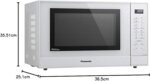 Panasonic NN-ST45KWEPG Inverter Microwave Oven with Turntable, 32 Litres, Stainless Steel, 1000 W, 21 Automatic Programmes, 7 Power Levels, LCD Display, Junior Menu, White - Image 8