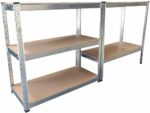 Hilka Tools SHG5175 175Kg 5 Tier Boltless Shelving, Silver - Image 4
