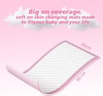 Cute 'n' Cuddle Baby Disposable Changing Mats, 60x45cm Pink Pack of 30, Waterproof, Ultra-Soft & Highly Absorbent Diaper Changing Pads, Leakproof Underpads for Newborns & Infants - Image 3