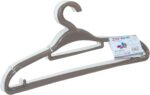 IN.HOUSE Hangers 4Pcs/Lot Portable Clothes Hangers Non-Slip Hook for Suit Coat Closet Garment Outdoor Drying Rack Plastic Clothes Hangers, Assorted Color, Size 41.5x20cm - Image 2