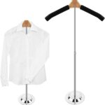 6 Pack Adjustable T Shirt Display Flexible Shoulder Stand，Portable Clothes Hanger Rack for Clothing Garment Coat Retail Vendor，Shirt Rack，Metal Clothing Display Rack,17.3 x 31.3 Inch - Image 2