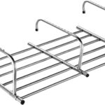 MOTIM Extended Drying Clothes Rack, Stainless Steel Retractable Towels Rack Balcony Windowsill Foldable Laundry Racks Guardrail Corridor Drying Rack Outdoor Telescopic Shoe Rack(86-158 * 42cm)