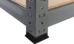 EAZILIFE The Shopfitting Shop 5 Tier Boltless Garage Shelving Workshop Storage Racking Shelves Heavy Duty GREY Metal - Image 4