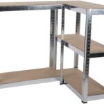 Kinzo Storage Shelving Unit 5 Shelves Heavy Duty Max 750 kg No Screws MDF
