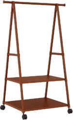 Fitto Coat Rack Multi-Function, Removable for Bedroom, Hanging Clothes, with Wheels, Floor Standing Triangle Hanger, Coat Rack Stand, Color: LYJ3 2 - Image 3