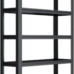 Garage Shelves Heavy Duty Storage Shelves, 5-Tier Adjustable Garage Shelving Units, Boltless Assembly, Metal Storage Rack For Warehouse Basement Pantry Office(100x35x160cm)