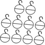 Alipis 30 Pcs Tie Hanger Clothing Storage Bags Ring Stand Hangers for Clothes Clothing Organizer Coat Hanger Rings Bathrobe Organizer Ring Clothes Hanger Circle Shape Coat Hanger Scarf - Image 8