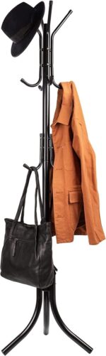 DEEP SLEEP EVERY NIGHT Mind Reader COATRACK11 Standing Metal Coat Rack Hat Hanger 11 Hook for Jacket, Purse, Scarf Rack, Umbrella Tree Stand NQ-30049 - Image 5