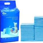 Cute 'n' Cuddle Baby Disposable Changing Mats – Waterproof & Ultra Absorbent Diaper Changing Pads (60x90cm, Pack of 60) Leakproof Travel Changing Mat Liners for Newborn & Toddlers
