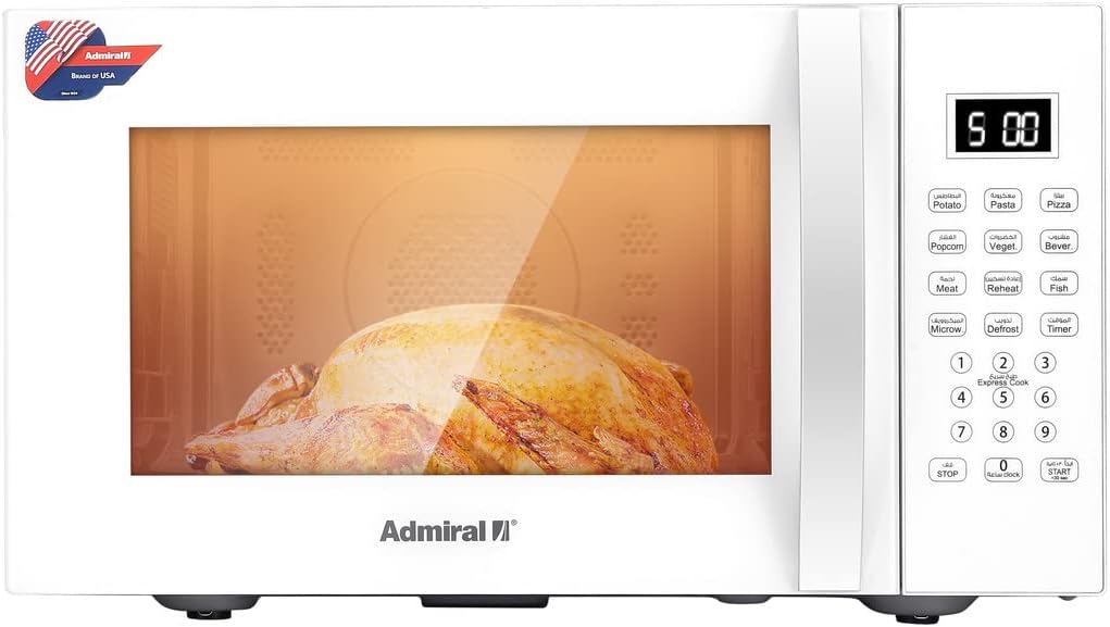 51rx5l5fF0L._AC_SL1197_.jpg Admiral Microwave Oven 23 Liters White (1 Year Warranty) - Image 1
