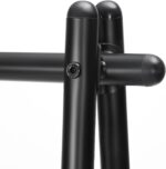 SONGMICS Clothes Rack, Coat Rack, Clothes Rack, Steel Frame, with Rod and Shelf, 33.5 x 92.5 x 153 cm, for Bedroom, Wardrobe, Laundry Room, Matt Black HSR23BK - Image 8