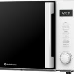 Rediffusion 30L Digital Combination Microwave, 900W Microwave,1200W Grill & 2200W Convection, Grill Rack, Defrost, Stainless Steel Cavity, 5 Power Levels, 8 Auto Menus, Freestanding, White - REDCMW30W