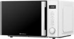 Rediffusion 30L Digital Combination Microwave, 900W Microwave,1200W Grill & 2200W Convection, Grill Rack, Defrost, Stainless Steel Cavity, 5 Power Levels, 8 Auto Menus, Freestanding, White - REDCMW30W
