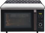 The Furnishing Tree Microwave Oven Cover for Samsung 28 L Convection MC28H5145VK/TL Basketweave Pattern Grey - Image 6