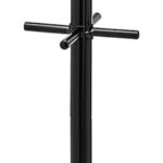 Amazon Basics Hat and Coat Stand Rack, Black, 29.5 x 29.5 x 167 cm (L x W x H)