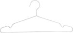 Amazon Basics Stainless Steel Clothes Hangers - Pack of 50, Chrome - Image 2