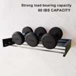 Hcosmy Collapsible Clothes Drying Rack, Wall Mounted Laundry Hanger, Retractable Dryer Rack (Black, 31.5 in) - Image 8