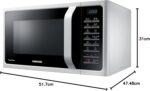 Samsung 28 Liters Microwave Grill & Convection with Healthy Cooking, White - MC28H5015AW"Min 1 year manufacturer warranty" (UAE version) - Image 4