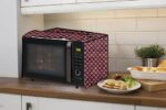 The Furnishing Tree Microwave Oven Cover for IFB 23 L Convection 23BC4 Symmetric Pattern Red - Image 3