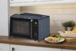The Furnishing Tree Microwave Oven Cover for Samsung 28 L Convection MC28H5145VK/TL Polka dot Pattern Navy - Image 3