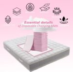 Cute 'n' Cuddle Baby Disposable Changing Mats, 60x45cm Pink Pack of 30, Waterproof, Ultra-Soft & Highly Absorbent Diaper Changing Pads, Leakproof Underpads for Newborns & Infants - Image 6