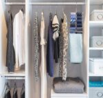 HOUSE DAY Lightweight and durable Velvet Hanger Ultra-Thin Space Saving,360degree Rotating Hook,40 Packs,Beige,Ideal for Coat,Jacket,Shirt,Dress,Trousers - Image 3