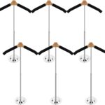 6 Pack Adjustable T Shirt Display Flexible Shoulder Stand，Portable Clothes Hanger Rack for Clothing Garment Coat Retail Vendor，Shirt Rack，Metal Clothing Display Rack,17.3 x 31.3 Inch
