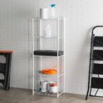 Home Basics None 5 Tier Steel Wire Shelf Heavy Duty Storage Organizer Shelving Unit Utility Rack for Home, Garage, Kitchen, Basement & Office, White - Image 2