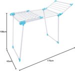 Royalford Multi-Functional Highly Durable and Foldable Clothes Drying Rack, 175 x 40 x 108 cm - Image 10