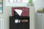 The Furnishing Tree Microwave Oven Cover for IFB 23 L Convection 23BC4 Symmetric Pattern Red - Image 2