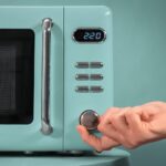 Cecotec Digital Microwave with Grill of 20 L Proclean 5110 Retro Blue. 700 W in 5 levels, Timer up to 60 minutes, 8 Programs and Defrost, Vintage Design in Blue - Image 4