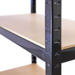 The Shopfitting Shop 5 Tier Boltless Garage Shelving Workshop Storage Racking Shelves Heavy Duty Metal 1800 x 900 x 400 - Image 5