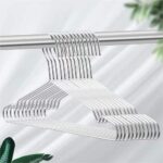 Clothes Coat Hangers 30 Pack, Wire Hangers Heavy Duty Stainless Steel Hangers With Non Slip Grooves, Strong & Durable, For Suits,Coats,Dresses,Jackets,Pants & Formal Wear - Image 5
