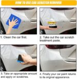 PINKE Car Polish and Scratch Remover with Sponge, T-221A, Aluminum Oxide, Fine Grit, Suitable for Metal, Plastic, Chrome, Glass, Car Care, Pink - Image 4
