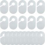 IFAMIO 20 Pack Clothing Rack Size Dividers Blank Closet Separators for Clothes Baby Closet Size Divider Hooks Wardrobe Large Hangers Clothing Size Dividers for Racks Hanging Closet Organizer