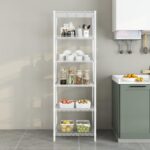 6-Tier Industrial Metal Wire Shelving Unit, Adjustable Storage Rack, 16.54" L x 11.82" W x 63" H, Perfect for Kitchen, Closet, Laundry Room, Garage - Image 4