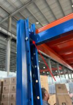I Best Heavy Duty Metal Warehouse 4 Steps Racking Storage Garage Shelving Steel Shelf Capacity 300kg Each Shelves (Blue & Orange) - Image 2