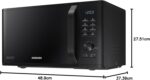 Samsung MS23K3555EK Solo Microwave, 800W, 23 Litre, Black - Image 9