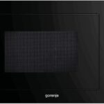 Gorenje Bm251S7Xg, 60 Cm Built In Microwave With Grill, 25 Liters Capacity, Multi Level Baking, 10 Preinstalled Programs,Black, 1 Year Warranty