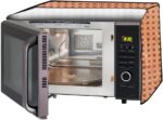 The Furnishing Tree Microwave Oven Cover for LG 28 L Convection Microwave Oven MJ2886BFUM Surface Pattern Brown