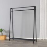Clothing Garment Rack with Shelves, Metal Cloth Hanger Rack Stand Clothes Drying Rack for Hanging Clothes, Easy Assemble Clothing Rack for Bedroom or Boutiques(Gold) - Image 7
