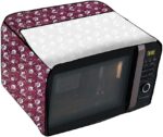 The Furnishing Tree Microwave Oven Cover for Whirlpool 30 L Convection Magicook Elite Floral Pattern Magenta - Image 5