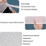 59x47in Dustproof Clothes Rack Cover,Garment Bags,Clothing Waterproof Hanger Protector,Coat Hanging Clothes Storage Bag Premium Thickened,foldable,(Transparent) - Image 3
