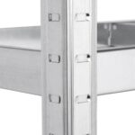 Yaheetech Garage Shelves 5-Tire Utility Rack Adjustable Shelving Unit for Home Office Garage, with Gloves, 90 x 30 x 180cm, Silver - Image 8