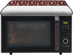 The Furnishing Tree Microwave Oven Cover for IFB 30 L Convection 30FRC2 Floral Pattern Coffee - Image 6