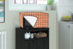 The Furnishing Tree Microwave Oven Cover for LG 28 L Convection Microwave Oven MJ2886BFUM Surface Pattern Brown - Image 2