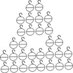 Alipis 30 Pcs Tie Hanger Clothing Storage Bags Ring Stand Hangers for Clothes Clothing Organizer Coat Hanger Rings Bathrobe Organizer Ring Clothes Hanger Circle Shape Coat Hanger Scarf