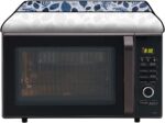 Stylista Microwave Oven Cover for Samsung 28 L Convection MC28H5025VK Ditzy Pattern Grey Base - Image 6