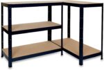 The Shopfitting Shop 5 Tier Boltless Garage Shelving Workshop Storage Racking Shelves Heavy Duty Metal 1800 x 900 x 400 - Image 4